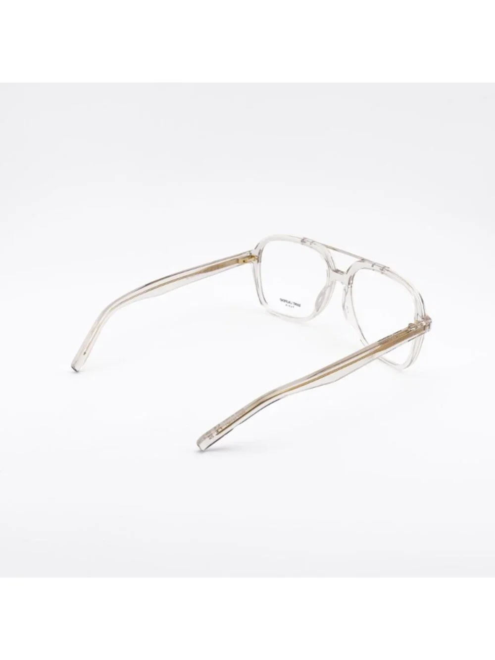 Saint Laurent SL545 OPT 003 Eyeglasses Shiny Beige 58mm Square Frame